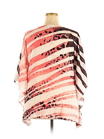 JM Collection Short Sleeve Blouse (view 2)