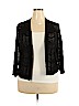 Avenue 100% Acrylic Black Cardigan Size 18 - 20 Plus - photo 1