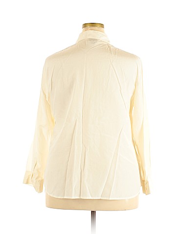 J.jill Long Sleeve Silk Top (view 2)