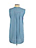 Splendid Blue Sleeveless Blouse Size S - photo 2