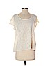 Lucky Brand Ivory Short Sleeve Top Size S - photo 1