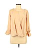 Forever 21 100% Polyester Tan Long Sleeve Blouse Size S - photo 1