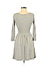 American Eagle Outfitters Gray Casual Dress Size S - photo 2