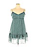 American Eagle Outfitters 100% Polyester Green Casual Dress Size 14 - photo 1