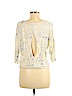 Forever 21 100% Rayon Ivory 3/4 Sleeve Blouse Size M - photo 2