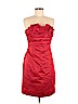 Phoebe Couture Red Cocktail Dress Size 8 - photo 1