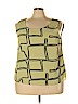 Dana Kay 100% Polyester Green Sleeveless Blouse Size 22 - photo 1