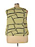 Dana Kay 100% Polyester Green Sleeveless Blouse Size 22 - photo 2