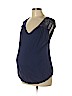 Old Navy - Maternity Blue Short Sleeve Top Size L - photo 1