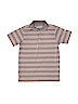 Nike 100% Polyester Stripes Gray Short Sleeve Polo Size S (youth) - photo 1