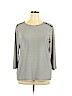 Chico's Black 3/4 Sleeve Top Size XL (3) - photo 1