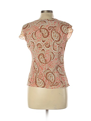 Style&Co Short Sleeve Silk Top (view 2)