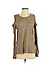 Shelly Tan Long Sleeve Top Size M - photo 1