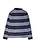 Monoprix 100% Cotton Stripes Blue Long Sleeve Polo Size 14 - photo 2