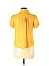 Forever 21 100% Polyester Yellow Short Sleeve Blouse Size S (petite) - photo 2