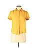 Forever 21 100% Polyester Yellow Short Sleeve Blouse Size S (petite) - photo 1