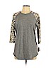 Lularoe Gray 3/4 Sleeve T-Shirt Size L - photo 1