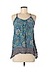 Mossimo Supply Co. 100% Rayon Blue Sleeveless Blouse Size S - photo 1