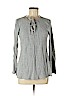 MICHAEL Michael Kors Gray Long Sleeve Top Size M - photo 1