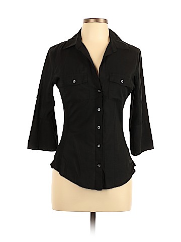 James Perse Long Sleeve Blouse (view 1)
