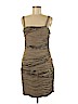 Catherine Malandrino 100% Silk Tan Cocktail Dress Size 8 - photo 1