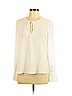 Forever 21 100% Polyester White Long Sleeve Blouse Size M - photo 1