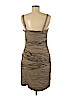 Catherine Malandrino 100% Silk Tan Cocktail Dress Size 8 - photo 2