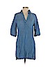 Cloth & Stone 100% Tencel Blue Casual Dress Size S - photo 1