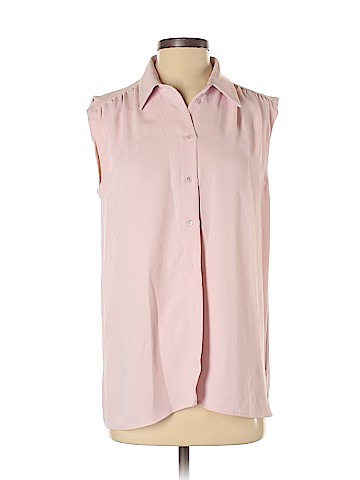 Babaton Sleeveless Button-Down Shirt (view 1)