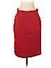 Escada by Margaretha Ley 100% Wool Red Wool Skirt Size EU 42 / US 12 - photo 1