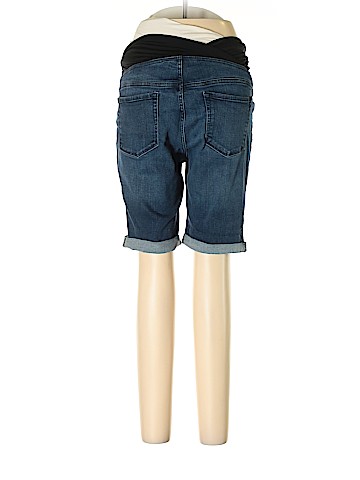Isabel Maternity Denim Shorts (view 2)