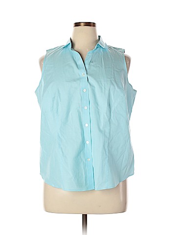 Talbots Sleeveless Button-Down Shirt (view 1)