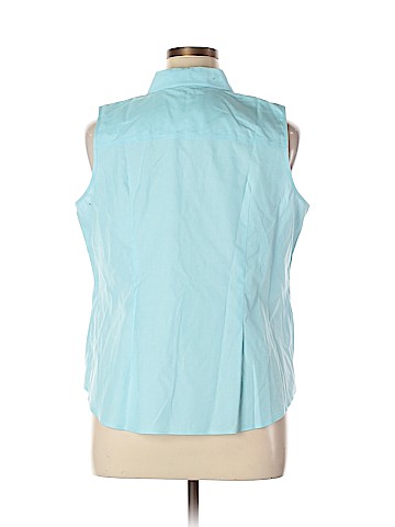 Talbots Sleeveless Button-Down Shirt (view 2)