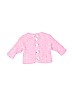 Gita Accessories 100% Rayon Solid Pink Cardigan Size 0-6 mo - photo 1
