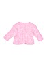 Gita Accessories 100% Rayon Solid Pink Cardigan Size 0-6 mo - photo 2