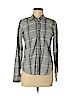 Steven Alan 100% Cotton Gray Long Sleeve Button-Down Shirt Size M - photo 1