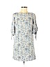 H&M 100% Viscose Blue Casual Dress Size 4 - photo 1