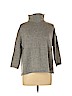 James Perse 100% Cashmere Gray Cashmere Pullover Sweater Size Lg (3) - photo 1