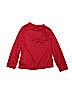 Jordan 100% Polyester Red Long Sleeve Henley Size 7 - photo 2