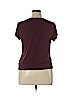 American Eagle Outfitters Burgundy Short Sleeve Top Size XL - photo 2
