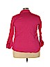 Faded Glory Plus 100% Cotton Pink 3/4 Sleeve Button-Down Shirt Size 3X - photo 2