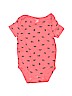 Carter's 100% Cotton Print Red Short Sleeve Onesie 12-18 MO / 18 MO - photo 1