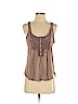 American Eagle Outfitters 100% Cotton Tan Sleeveless Top Size S - photo 1