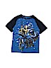 Marvel 100% Cotton Graphic Blue Short Sleeve T-Shirt Size 7 - 8 - photo 1