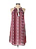 Pink Rose Burgundy Casual Dress Size S - photo 1