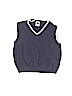 Janie and Jack 100% Cotton Solid Blue Sweater Vest Size 3-6 mo - photo 1