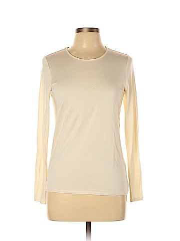Magaschoni Long Sleeve Silk Top (view 1)
