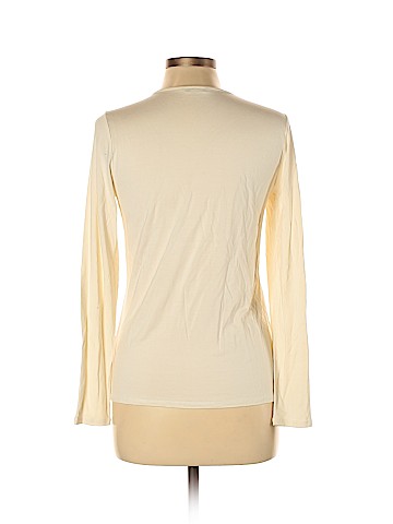 Magaschoni Long Sleeve Silk Top (view 2)