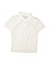 The Children's Place 100% Cotton White Short Sleeve Polo Size 7 - 8 - photo 1