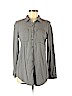 BP. 100% Rayon Gray Long Sleeve Button-Down Shirt Size S - photo 1